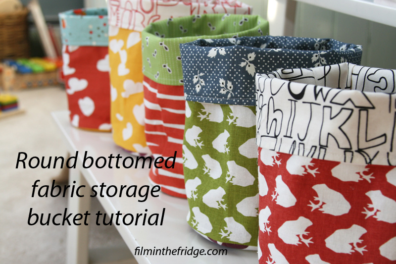 Fabric Storage Bucket Tutorial